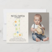 Eerste geboorte Eenvoudige geneutrale geslachtsneu Kaart (Voorkant)