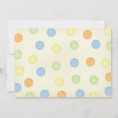 Eerste geboorte Eenvoudige geneutrale geslachtsneu Kaart (Achterkant)