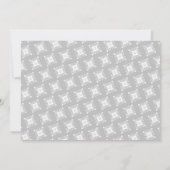 Eerste geboorte Folie Eén voedingskraker Snowflake Kaart (Achterkant)