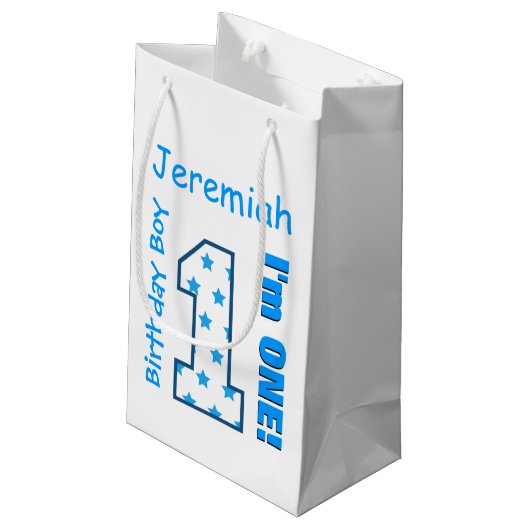 Eerste geboorte jongen sterft een jaar aangepaste  klein cadeauzakje (Achterkant Gekanteld)