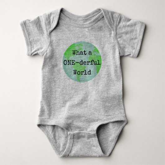 Eerste geboorte One-derful World Earth Bodysuit (Voorkant)