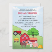 Eerste geboorte van boerderijdieren kaart (Voorkant)