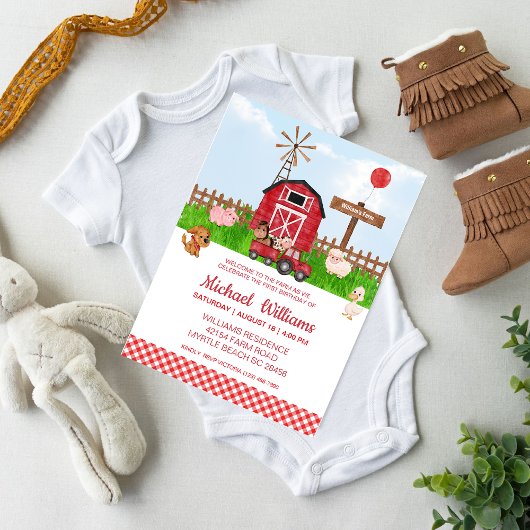 Eerste geboorte van boerderijdieren kaart