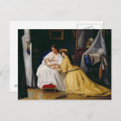 Eerste Geboren, 1863 Briefkaart (Voorkant / Achterkant)