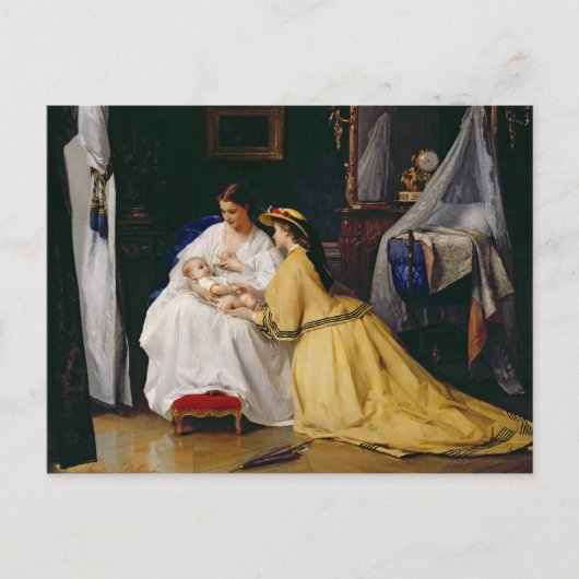 Eerste Geboren, 1863 Briefkaart (Voorkant)