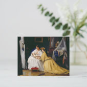 Eerste Geboren, 1863 Briefkaart (Staand voorkant)