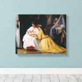 Eerste Geboren in 1863 Canvas Afdruk (Insitu (Houten vloer))