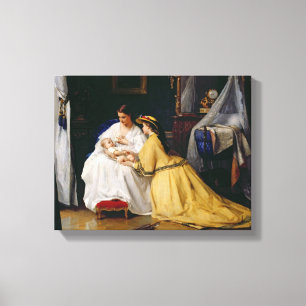 Eerste Geboren in 1863 Canvas Afdruk
