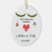 Eerste gehuwde kerstversiering, gehuwd Ornament (Rechts)