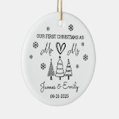 Eerste gehuwde kerstversiering, gehuwd Ornament (Rechts)