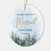 Eerste gehuwde kerstversiering, gehuwd Ornament (Links)