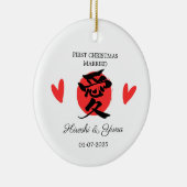 Eerste gehuwde kerstversiering, gehuwd Ornament (Rechts)