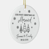 Eerste gehuwde kerstversiering, gehuwd Ornament (Rechts)