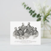 Eerste gekleurde senator en vertegenwoordigers briefkaart (Staand voorkant)