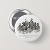 Eerste gekleurde senator en vertegenwoordigers ronde button 5,7 cm (Voorkant /achterkant)
