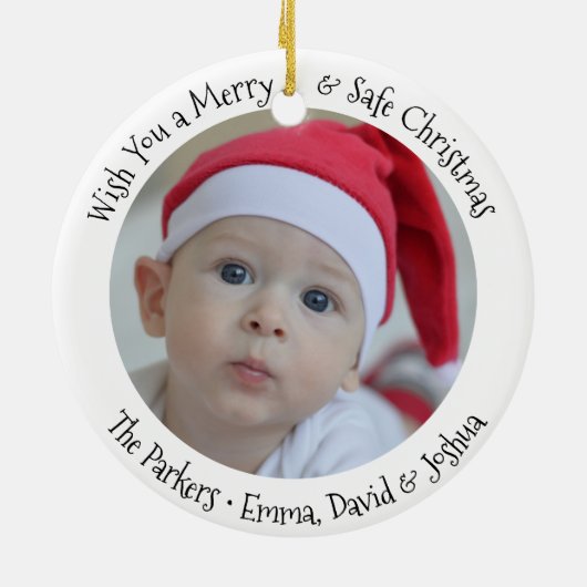 Eerste gekonfijte Kerstmis 2020 | Foto van Fun Keramisch Ornament (Achterkant)