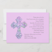 Eerste Gemeenschap Abstract met wederzijdse uitnod Kaart (Voorkant)