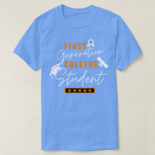 Eerste generatie College Student 1 T-shirt (Design voorkant)