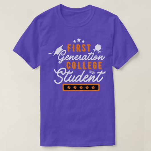 Eerste generatie College Student 3 T-shirt (Design voorkant)