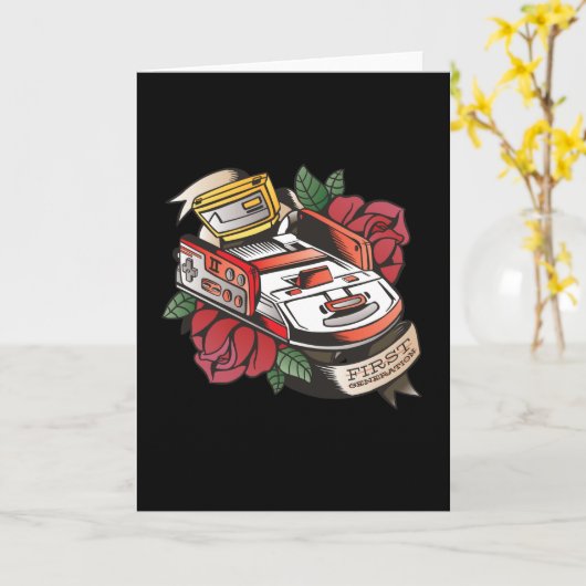 Eerste generatie kaart (Gele Bloem)