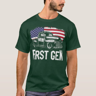 Eerste generatie Klassieke vrachtwagen 1e generati T-shirt