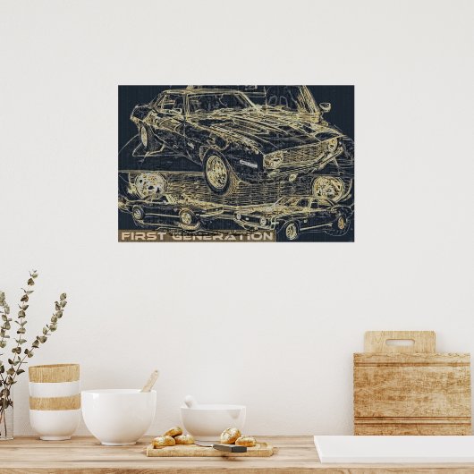 Eerste generatie poster (Keuken)