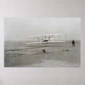 Eerste geslaagde vlucht van het Wright Flyer-Poste Poster (Voorkant)