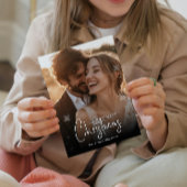 Eerste getrouwde kerstfoto briefkaart