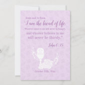 Eerste Girl Flat Dank je kaart (Achterkant)