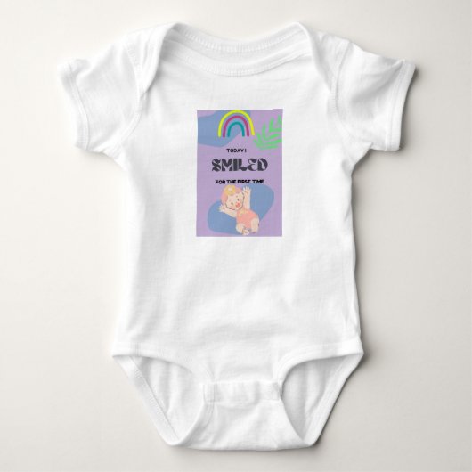 Eerste glimlach van de baby romper (Voorkant)