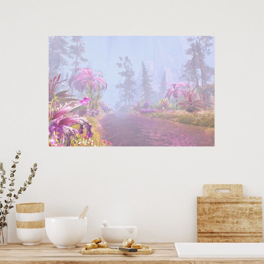 Eerste glimp van de hemel poster (Keuken)