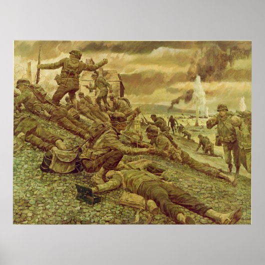 Eerste Golf in Omaha door Ken Riley Poster (Voorkant)