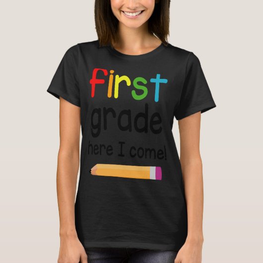 Eerste graad hier kom ik 1 t-shirt (Voorkant)