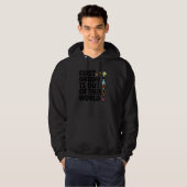 Eerste graad is uit deze wereld hoodie (Voorkant volledig)