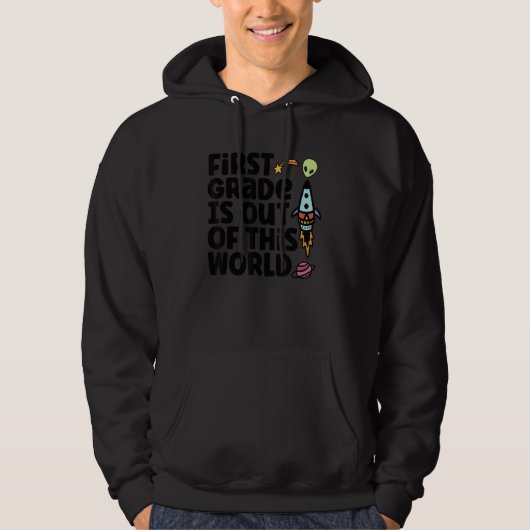 Eerste graad is uit deze wereld hoodie (Voorkant)