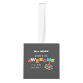 Eerste graad Leerleraar Waardering dag, Geweldige Decoratie (Voorkant)