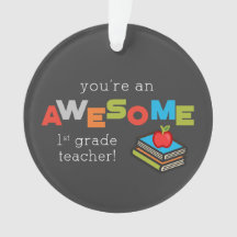 Eerste graad Leerleraar Waardering dag, Geweldige