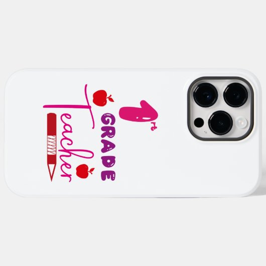 Eerste graad leraar Case-Mate iPhone case (Achterkant (horizontaal))