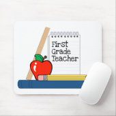 Eerste graad leraar (laptop) muismat (Met muis)