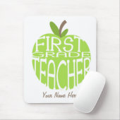 Eerste graad leraar Mousepad - groene appel Muismat (Met muis)