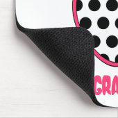 Eerste graad leraar Polka Dot Apple Muismat (Hoek)