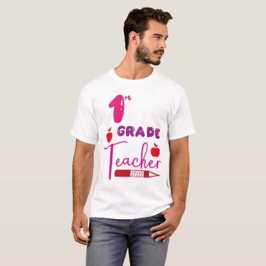 Eerste graad leraar t-shirt (Voorkant volledig)