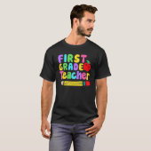 Eerste graad leraar terug naar school 1e graad t-shirt (Voorkant volledig)