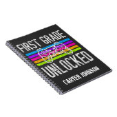 Eerste graad Ontgrendeld Terug naar School Geperso Notitieboek (Rechterzijde)