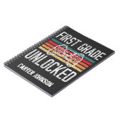 Eerste graad Ontgrendeld Terug naar school Geperso Notitieboek (Linkerzijde)