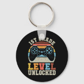Eerste graad onvergrendelde gamer 1e dag school sleutelhanger (Achterkant)
