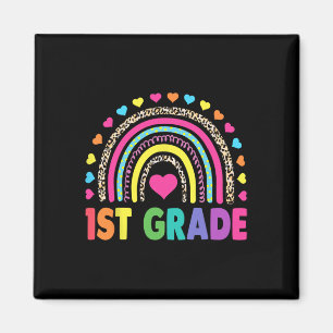 Eerste graad Rainbow Girls Boys Teacher Team 1st G Magneet
