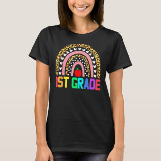 Eerste graad Rainbow Girls Boys Teacher Team 1st G T-shirt