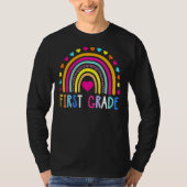 Eerste graad Rainbow Girls Boys Teacher Team 1st G T-shirt (Voorkant)
