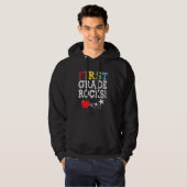 Eerste graad Rocks 1e graad Squad leraar terug naa Hoodie (Voorkant volledig)